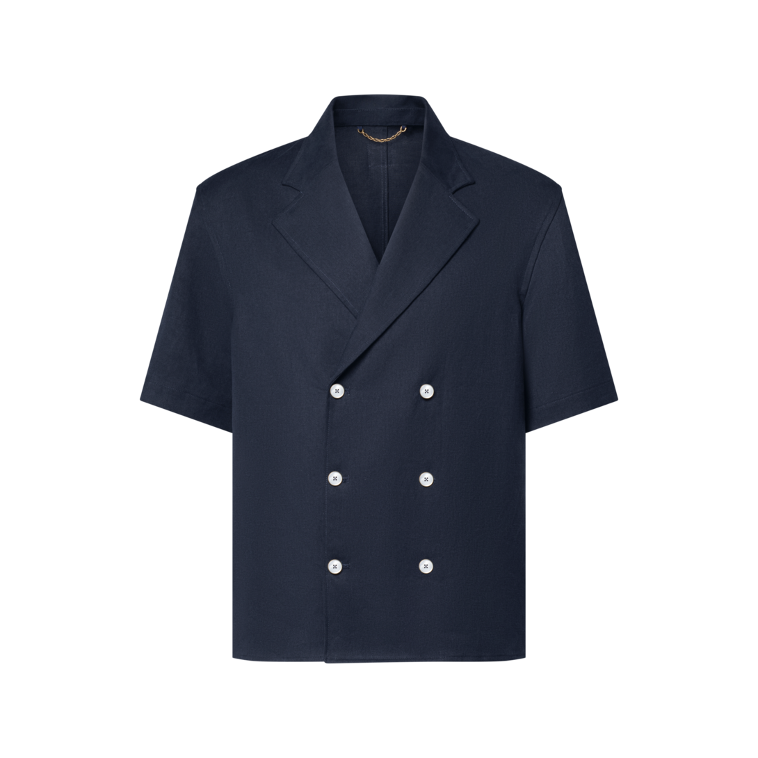 Vuitton Louis スーツ shirt LOUIS | Ready-to-Wear - Men - Shirt Short-Sleeved Breasted Double スーツ